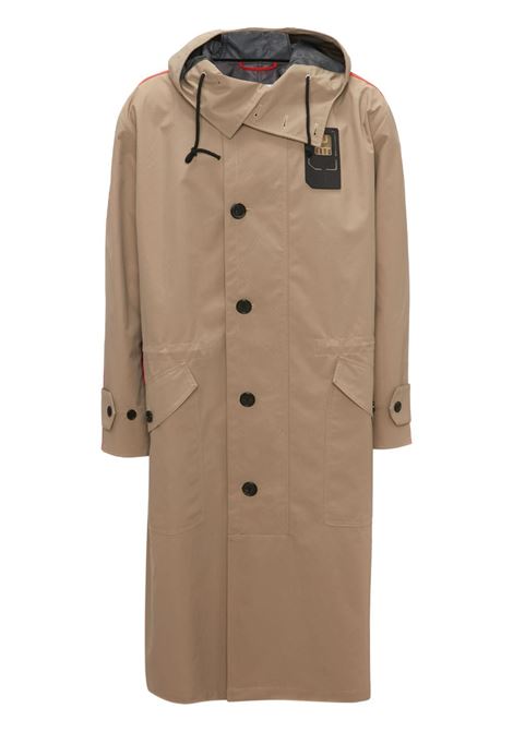 Parka con design color-block in beige e arancione - uomo JW ANDERSON | CO0263PG1374127